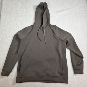 Lululemon Men’s Smooth Spacer Taupe Brown Hoodie Large M3FDVS $128